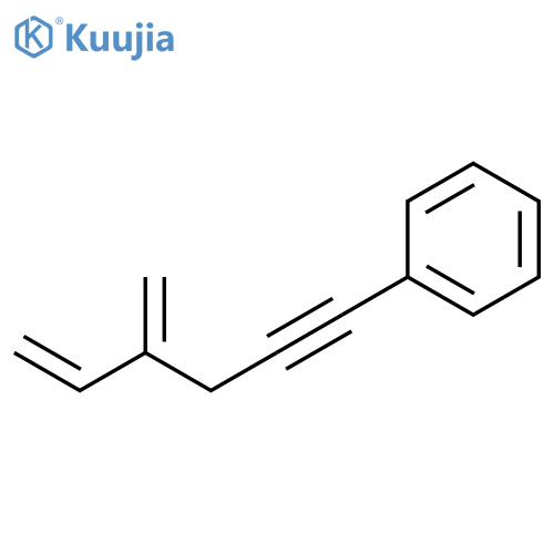 Benzene, (4-methylene-5-hexen-1-ynyl)- structure