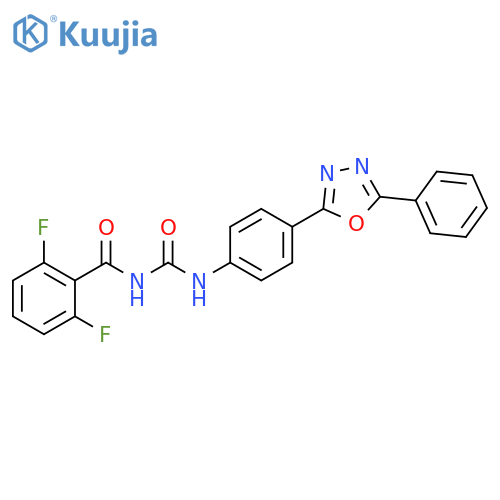 Benzamide,2,6-difluoro-N-[[[4-(5-phenyl-1,3,4-oxadiazol-2-yl)phenyl]amino]carbonyl]- structure