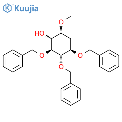 Cyclohexanol, 6-methoxy-2,3,4-tris(phenylmethoxy)-,(1R,2S,3S,4R,6R)- structure