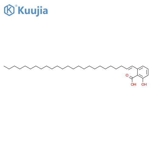 Benzoic acid, 2-hydroxy-6-(pentacosenyl)- structure