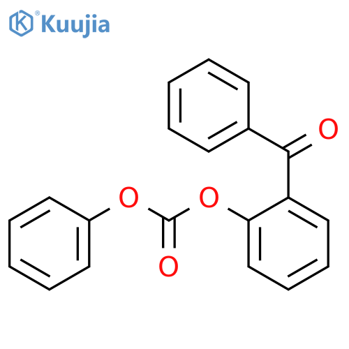 Carbonic acid, 2-benzoylphenyl phenyl ester structure