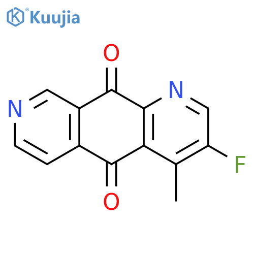 Pyrido[4,3-g]quinoline-5,10-dione, 3-fluoro-4-methyl- structure