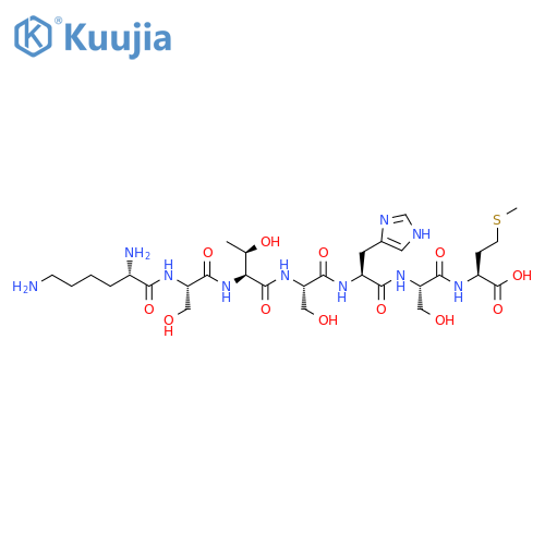 L-Methionine, L-lysyl-L-seryl-L-threonyl-L-seryl-L-histidyl-L-seryl- structure