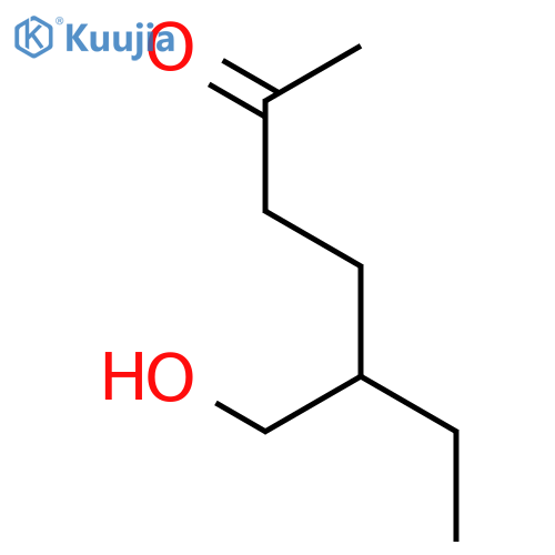 2-heptanone,5-(hydroxymethyl) structure