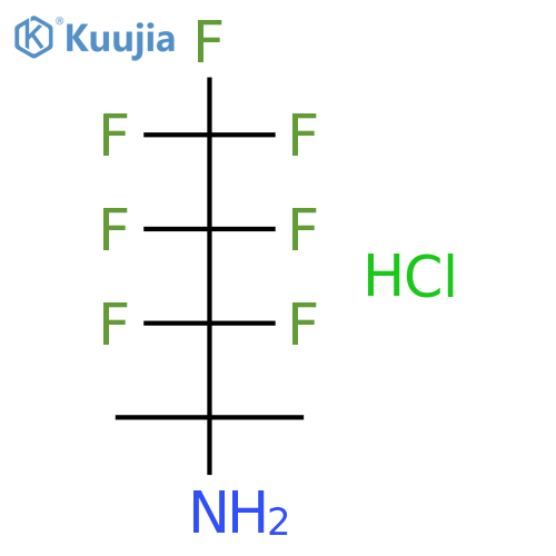 2-Pentanamine, 3,3,4,4,5,5,5-heptafluoro-2-methyl-, hydrochloride structure