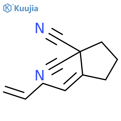 1,1-Cyclopentanedicarbonitrile, 2-(3-butenylidene)-, (2E)- structure