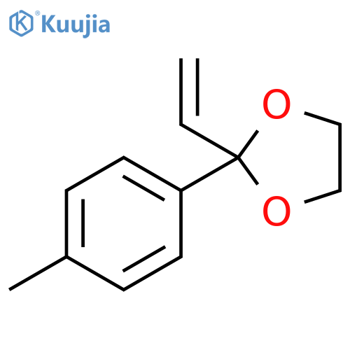 1,3-Dioxolane, 2-ethenyl-2-(4-methylphenyl)- structure