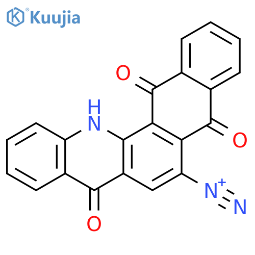 Naphth[2,3-c]acridine-6-diazonium, 5,8,13,14-tetrahydro-5,8,14-trioxo- structure