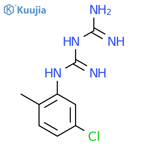 N-(5-Chloro-2-methylphenyl)imidodicarbonimidic diamide structure