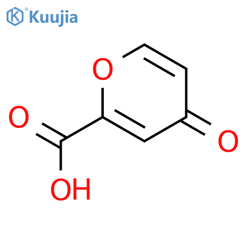 4-oxo-4H-pyran-2-carboxylic acid structure