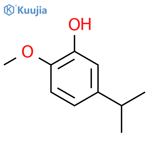 2-methoxy-5-(propan-2-yl)phenol structure