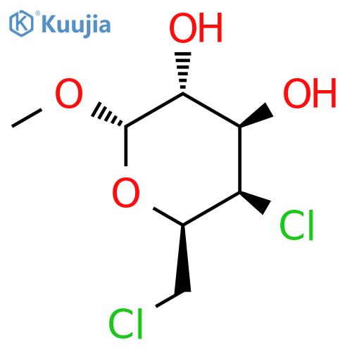 Methyl 4,6-dichloro-4,6-dideoxy-a-D-galactopyranoside structure