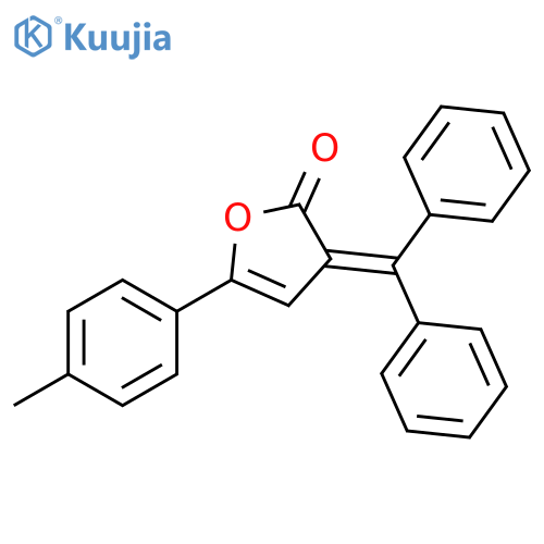 2(3H)-Furanone, 3-(diphenylmethylene)-5-(4-methylphenyl)- structure