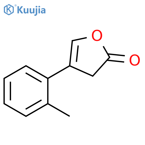 2(3H)-Furanone, 4-(2-methylphenyl)- structure