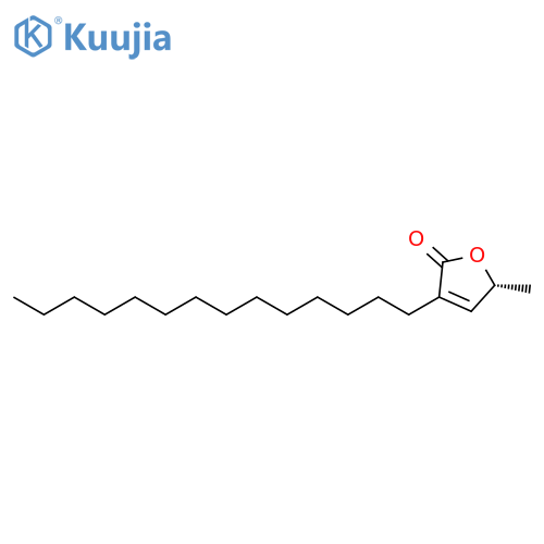 2(5H)-Furanone, 5-methyl-3-tetradecyl-, (5R)- structure