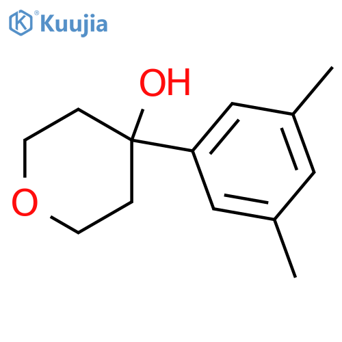 2H-Pyran-4-ol, 4-(3,5-dimethylphenyl)tetrahydro- structure