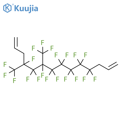 1,13-Tetradecadiene,4,4,5,5,6,6,7,7,8,8,9,10,10,11-tetradecafluoro-9,11-bis(trifluoromethyl)- structure