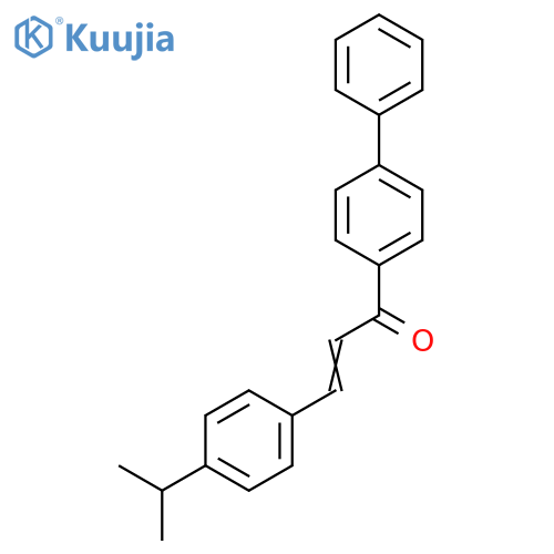 1-(4-Phenylphenyl)-3-(4-propan-2-ylphenyl)prop-2-en-1-one structure