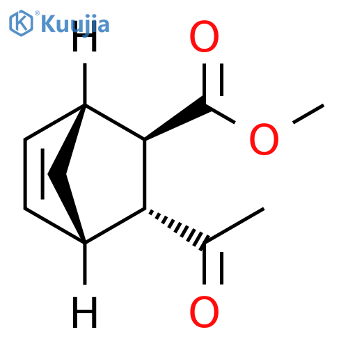 Bicyclo[2.2.1]hept-5-ene-2-carboxylic acid, 3-acetyl-, methyl ester,(1R,2R,3R,4S)- structure