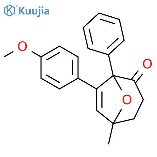 8-Oxabicyclo[3.2.1]oct-6-en-2-one,7-(4-methoxyphenyl)-5-methyl-1-phenyl- structure