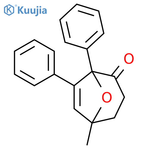 8-Oxabicyclo[3.2.1]oct-6-en-2-one, 5-methyl-1,7-diphenyl- structure