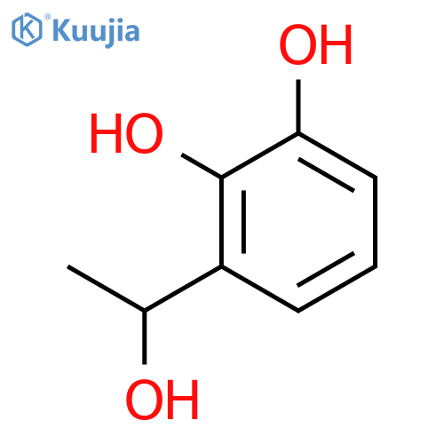 3-(1S)-1-hydroxyethylbenzene-1,2-diol structure