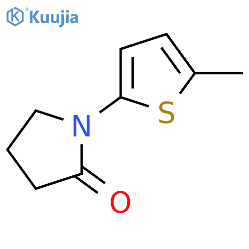 2-Pyrrolidinone, 1-(5-methyl-2-thienyl)- structure