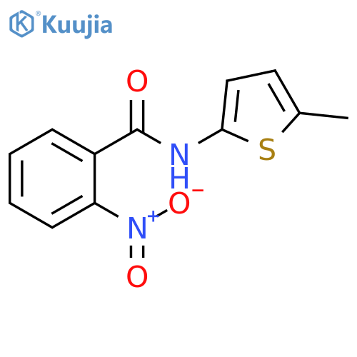 Benzamide, N-(5-methyl-2-thienyl)-2-nitro- structure