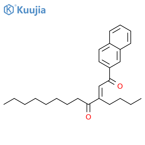 2-Dodecene-1,4-dione, 3-butyl-1-(2-naphthalenyl)-, (2E)- structure