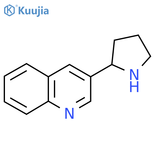 3-(pyrrolidin-2-yl)quinoline structure