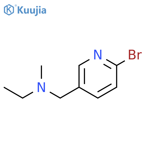 (6-bromopyridin-3-yl)methyl(ethyl)methylamine structure