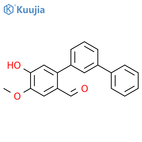 [1,1':3',1''-Terphenyl]-2-carboxaldehyde, 5-hydroxy-4-methoxy- structure