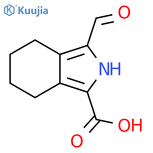 2H-Isoindole-1-carboxylic acid, 3-formyl-4,5,6,7-tetrahydro- structure