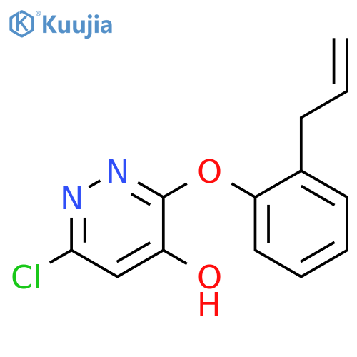 4-Pyridazinol, 6-chloro-3-[2-(2-propenyl)phenoxy]- structure