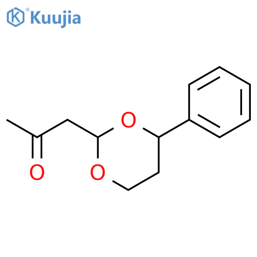 2-Propanone, 1-(4-phenyl-1,3-dioxan-2-yl)- structure
