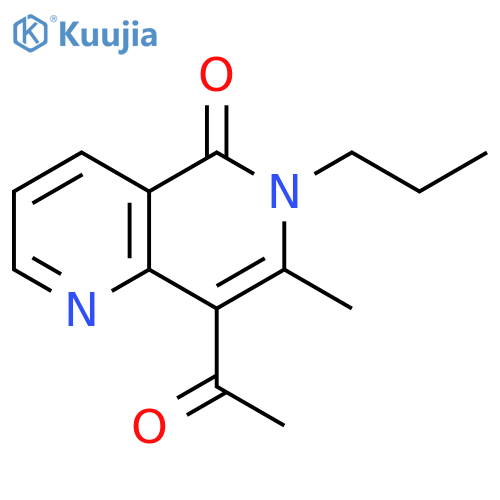 1,6-Naphthyridin-5(6H)-one, 8-acetyl-7-methyl-6-propyl- structure