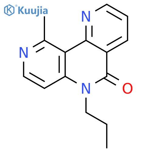 Pyrido[3,2-c][1,6]naphthyridin-5(6H)-one, 10-methyl-6-propyl- structure