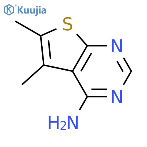 5,6-Dimethylthieno[2,3-d]pyrimidin-4-amine structure
