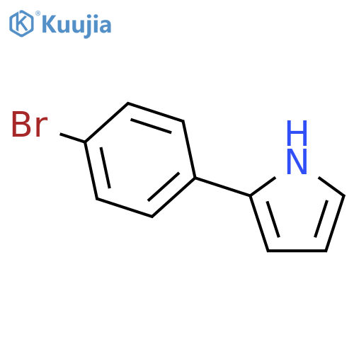 2-(4-bromophenyl)-1H-pyrrole structure