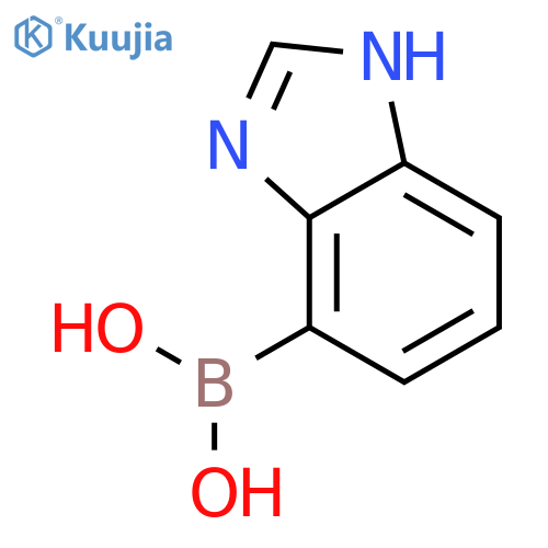 1H-Benzimidazol-4-ylboronic acid structure