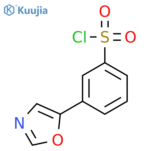 3-Oxazol-5-yl-benzenesulfonyl Chloride structure