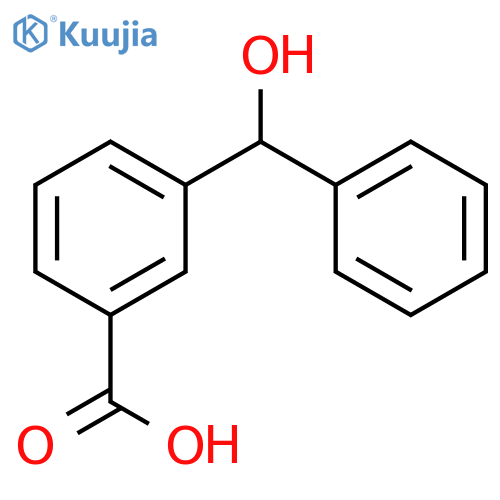 Benzoic acid, 3-(hydroxyphenylmethyl)- structure