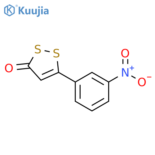 3H-1,2-Dithiol-3-one, 5-(3-nitrophenyl)- structure