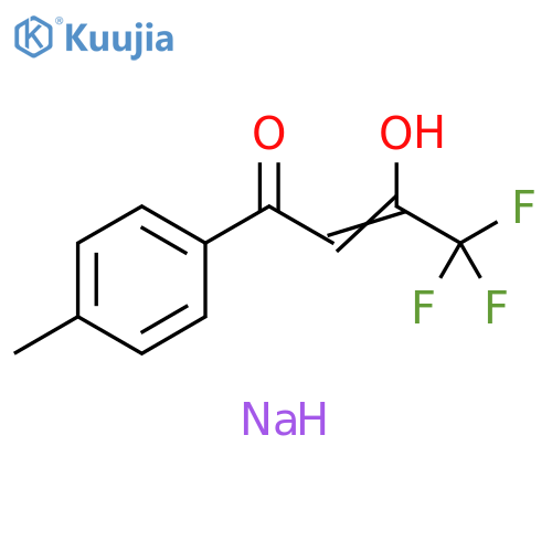 sodium 1,1,1-trifluoro-4-(4-methylphenyl)-4-oxobut-2-en-2-olate structure