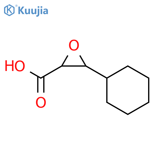 Oxiranecarboxylic acid, 3-cyclohexyl-, (2S,3R)- structure