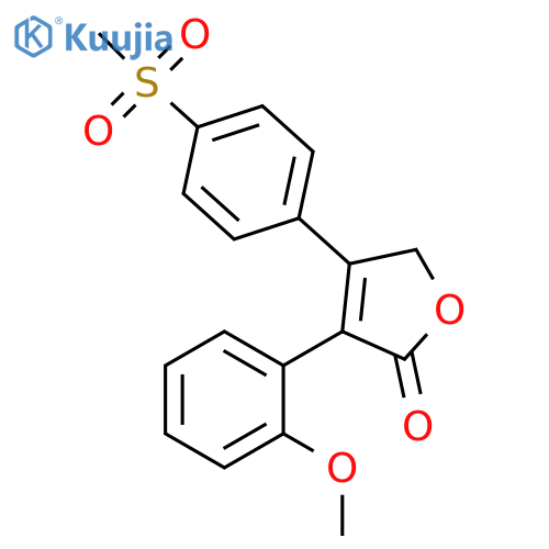 2(5H)-Furanone, 3-(2-methoxyphenyl)-4-[4-(methylsulfonyl)phenyl]- structure