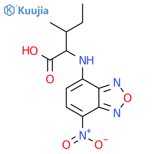 Isoleucine, N-(7-nitro-2,1,3-benzoxadiazol-4-yl)- structure