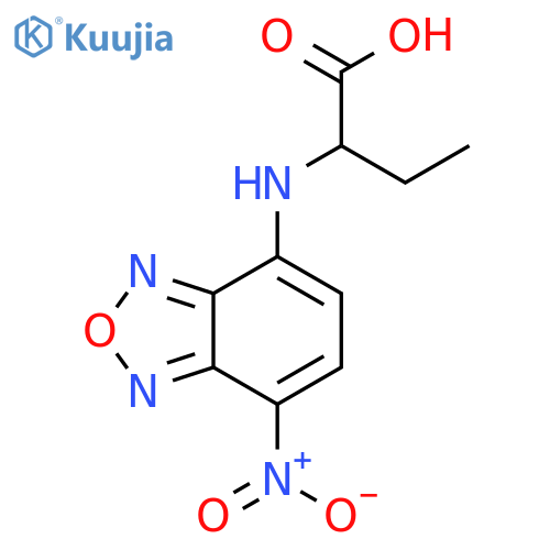 Butanoic acid, 2-[(7-nitro-2,1,3-benzoxadiazol-4-yl)amino]- structure