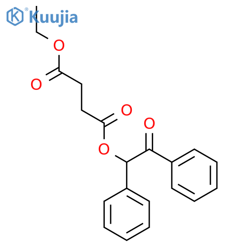 1-Ethyl 4-(2-Oxo-1,2-diphenylethyl) succinate structure