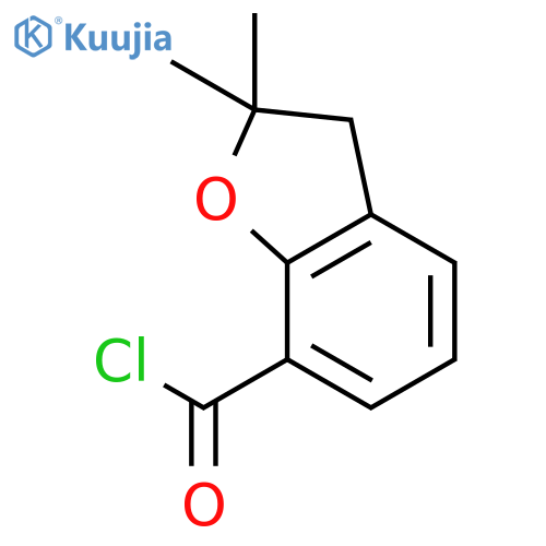 2,2-dimethyl-2,3-dihydro-1-benzofuran-7-carbonyl chloride structure
